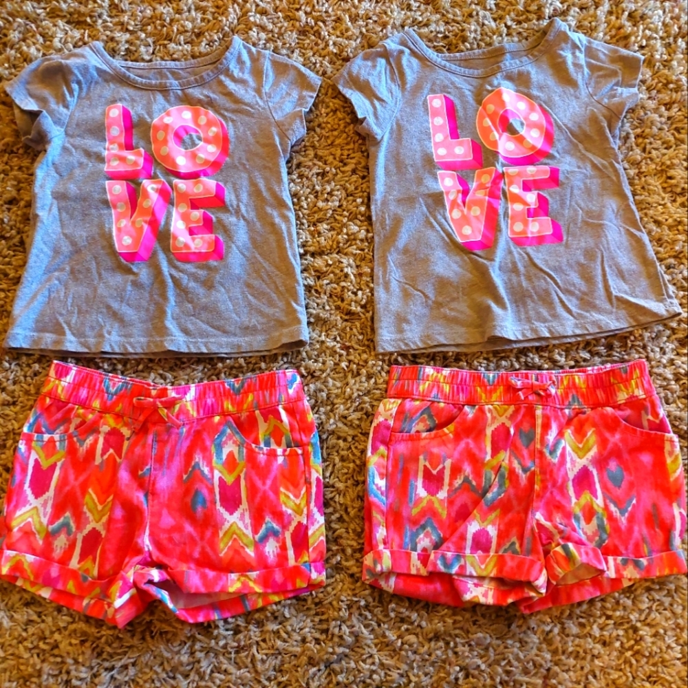 Love Shirt and Short Bundle 3T